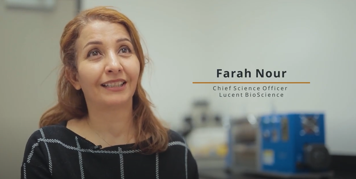 Farah Nour Lucent Bio Chief Sciences Officer
